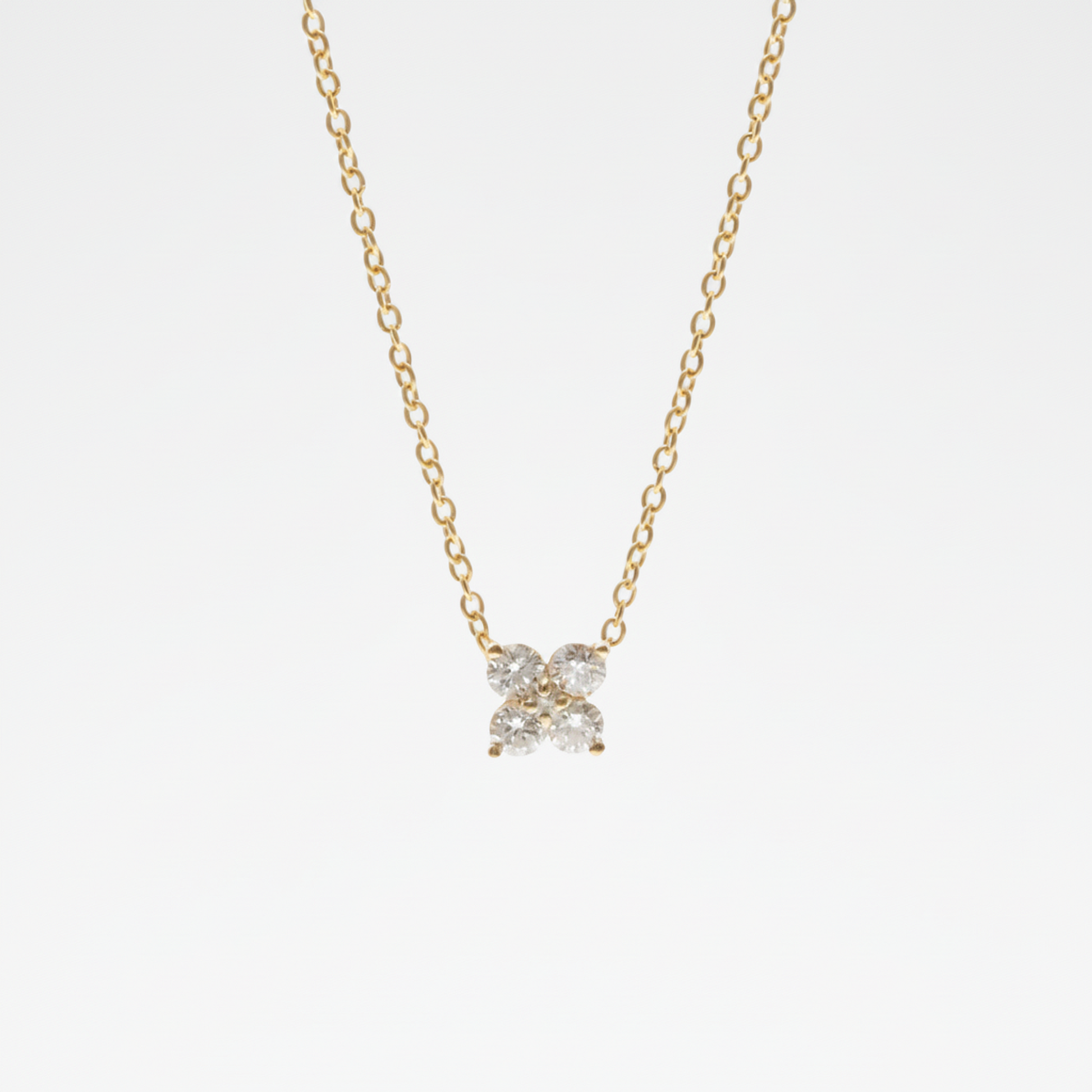 Ponte Vecchio Diamond Necklace Pink Gold (18K) Diamond Men,Women Fashion Pendant Necklace (Pink Gold)