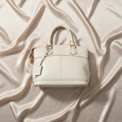 Louis Vuitton Suhali Lockit PM M91887 Women's Handbag Blanc