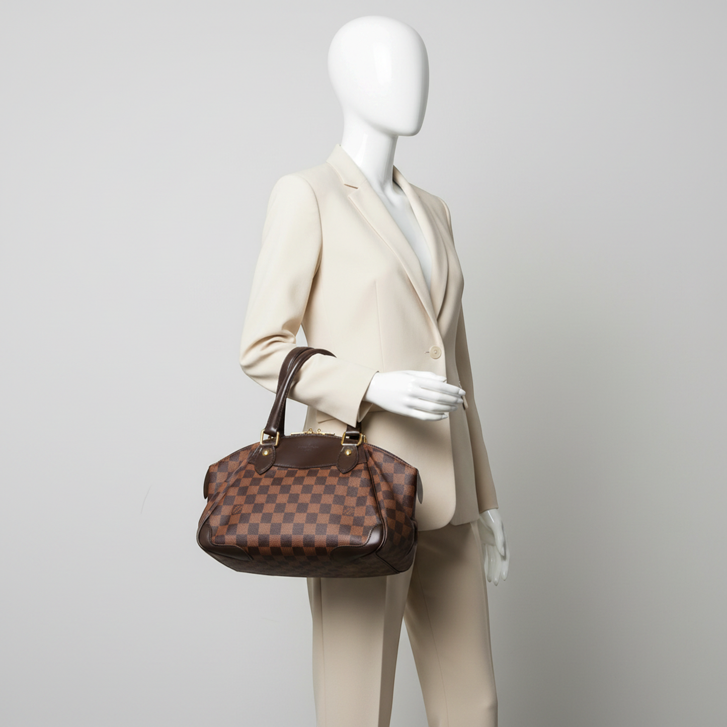 Louis Vuitton Damier Verona PM N41117 Women's Shoulder Bag Ebene