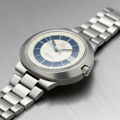 OMEGA Geneve Dynamic Cal 565 teel Automatic Watch 166.039 Vintage