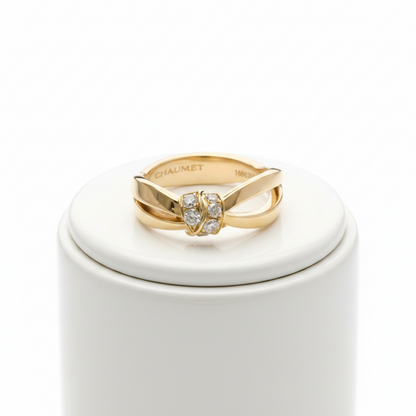 Chaumet Lien Seduction Ring Pink Gold (18K) Fashion Diamond Band Ring Pink Gold