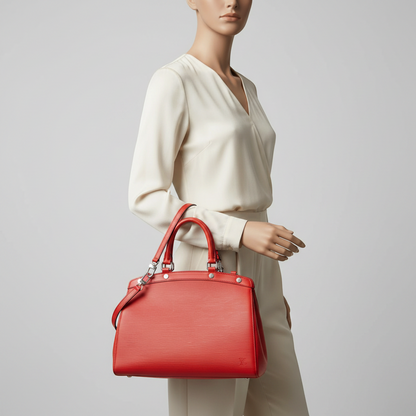 Louis Vuitton Epi Blair MM M41153 Women's Handbag Coquelicots,Red Color