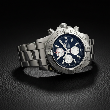 BREITLING Super Avenger ll Chronograph Steel Mens Watch A13371 Polished