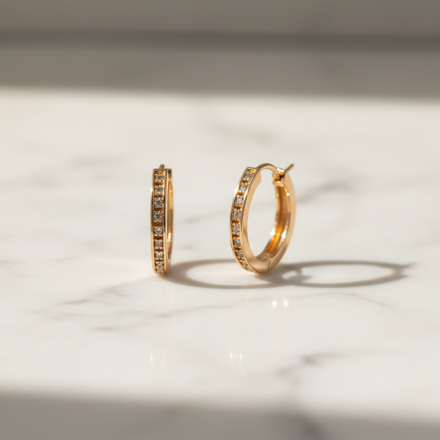 4°C Diamond Earrings Diamond Pink Gold (18K) Earrings Pink Gold
