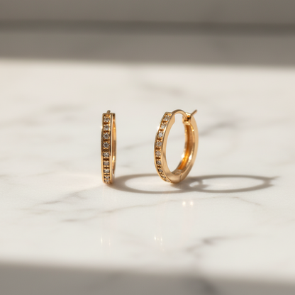 4°C Diamond Earrings Diamond Pink Gold (18K) Earrings Pink Gold