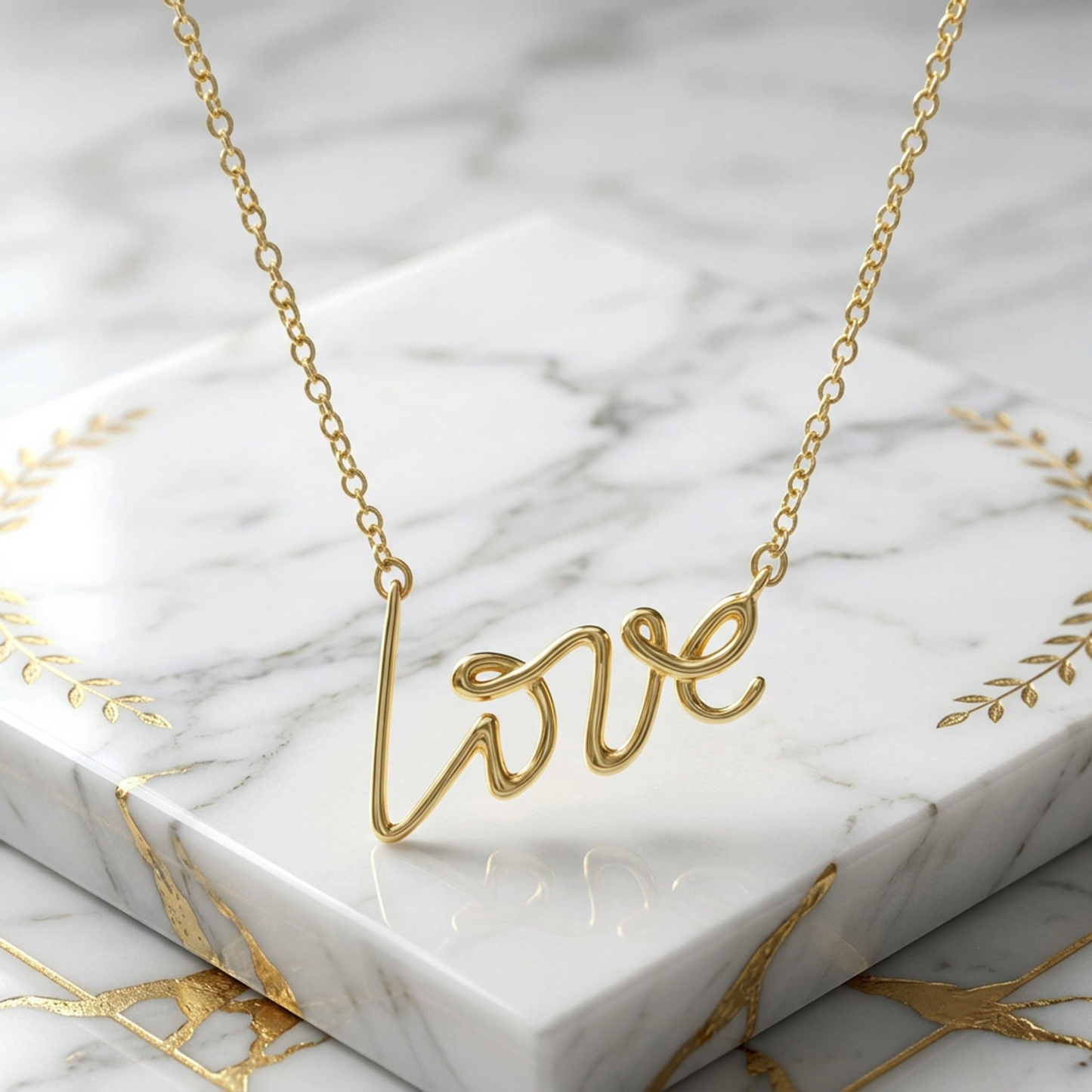 Tiffany Paloma Picasso Graffiti Love Pendant Yellow Gold (18K) No Stone Men,Women Fashion Pendant Necklace (Gold)