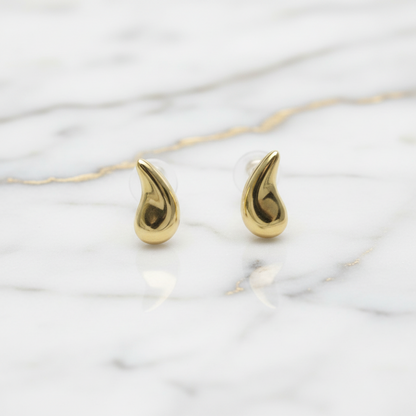 Tiffany Teardrop Earrings No Stone Yellow Gold (18K) Stud Earrings Gold