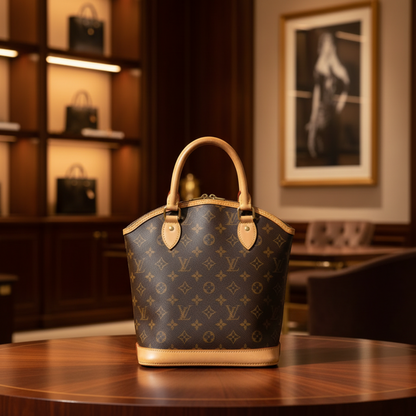 Louis Vuitton Monogram Lockit M40102 Women's Handbag Monogram