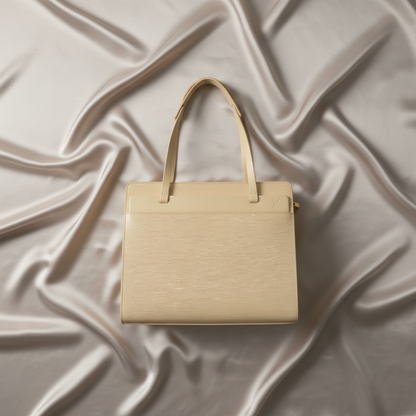 Louis Vuitton Epi Croisette PM M5249A Women's Handbag Vanilla