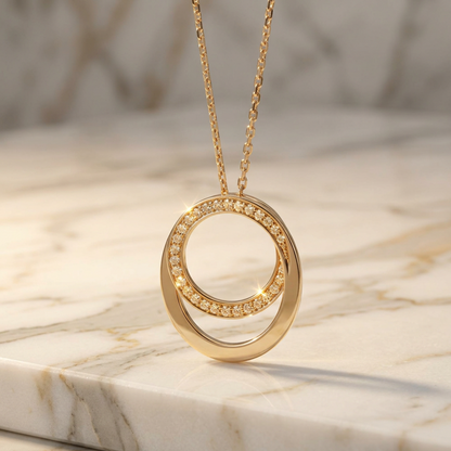 Cartier Etincelle Diamond Necklace White Gold (18K) Diamond Men,Women Fashion Pendant Necklace (Silver)