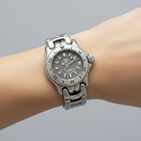 TAG HEUER Sel Professional Steel Quartz Ladies Watch WG1413 Polished