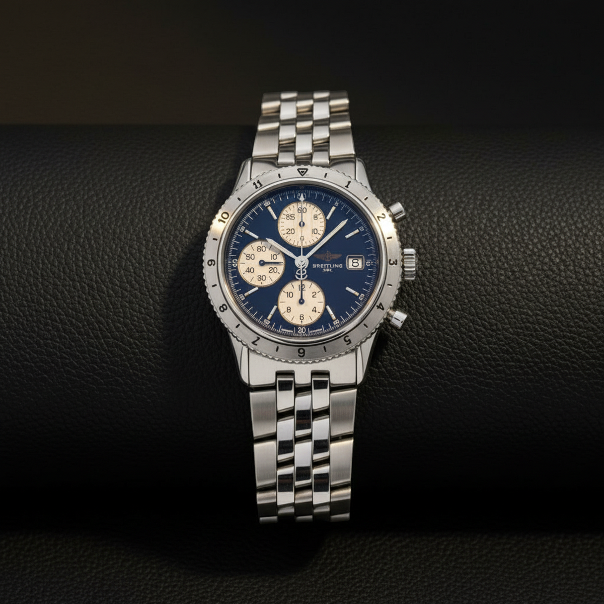 BREITLING Navitimer Aviastar Steel Automatic Watch A13023 Polished