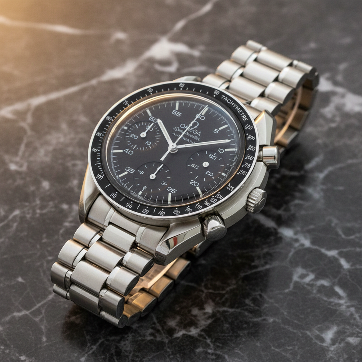 OMEGA Speedmaster Automatic Steel Mens Watch 3510.50 Polished