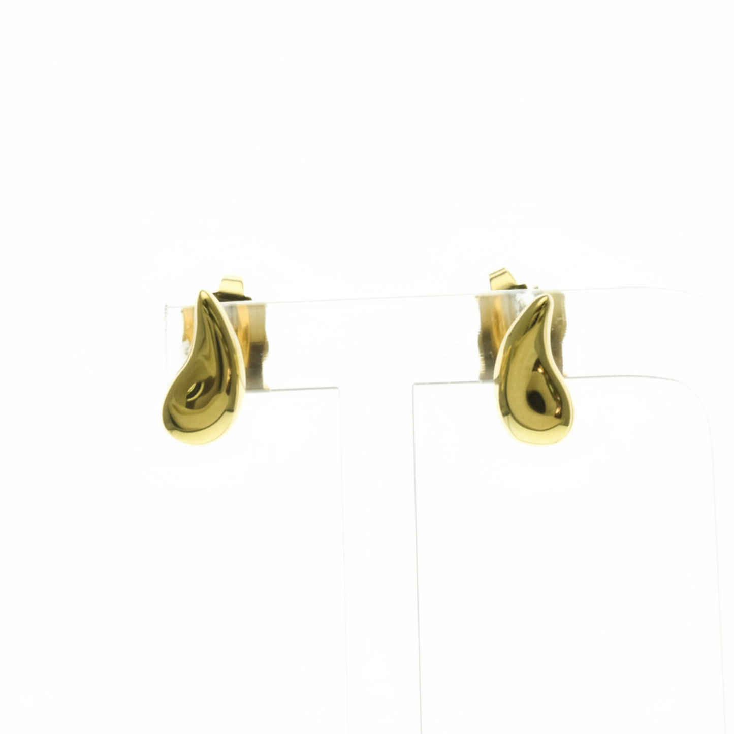Tiffany Teardrop Earrings No Stone Yellow Gold (18K) Stud Earrings Gold