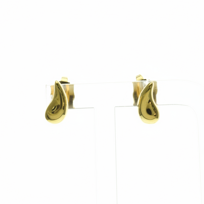 Tiffany Teardrop Earrings No Stone Yellow Gold (18K) Stud Earrings Gold
