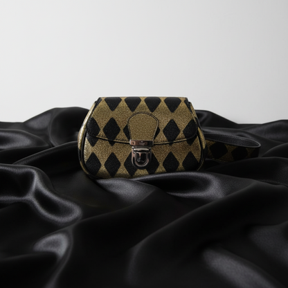 Gucci Children 605112 Girls,Boys Leather Fanny Pack Gold,Black