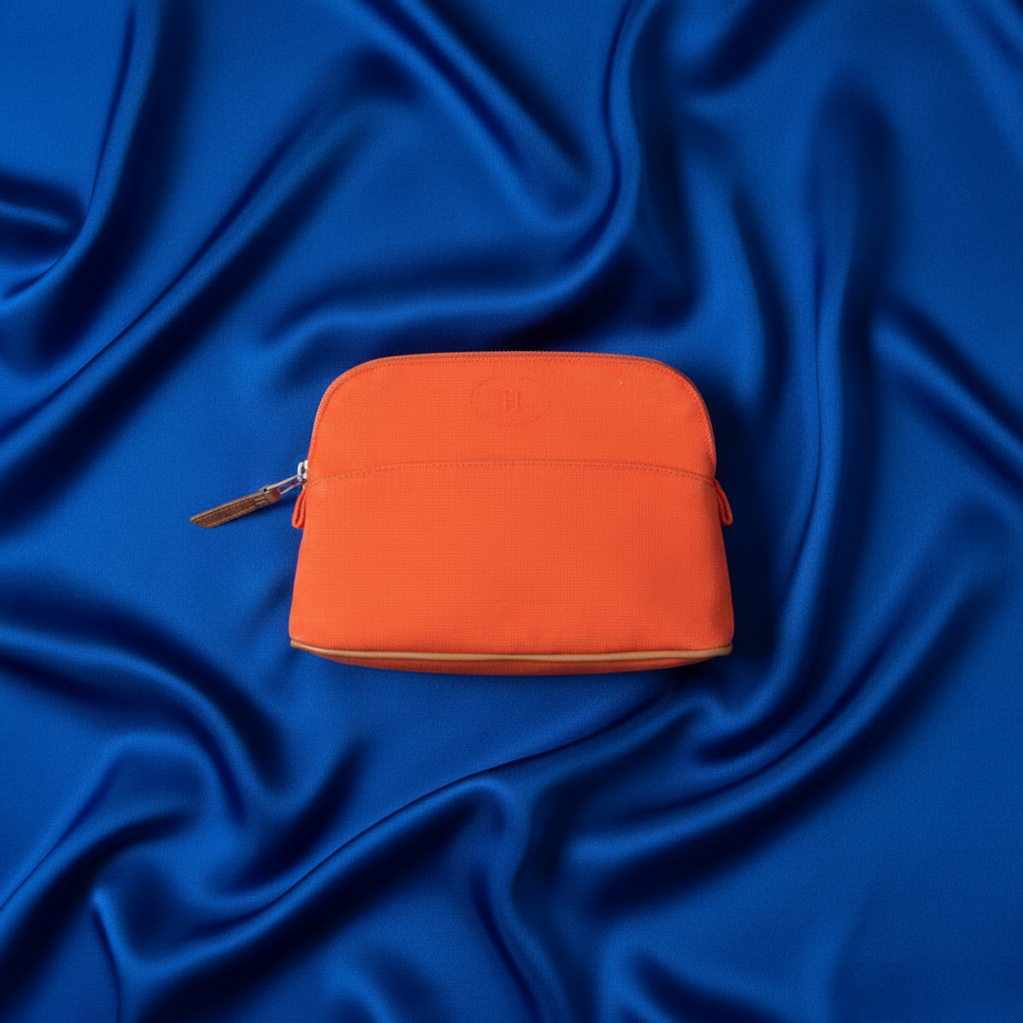 Hermes Bolide Mini 20 Men,Women Cotton Pouch Orange