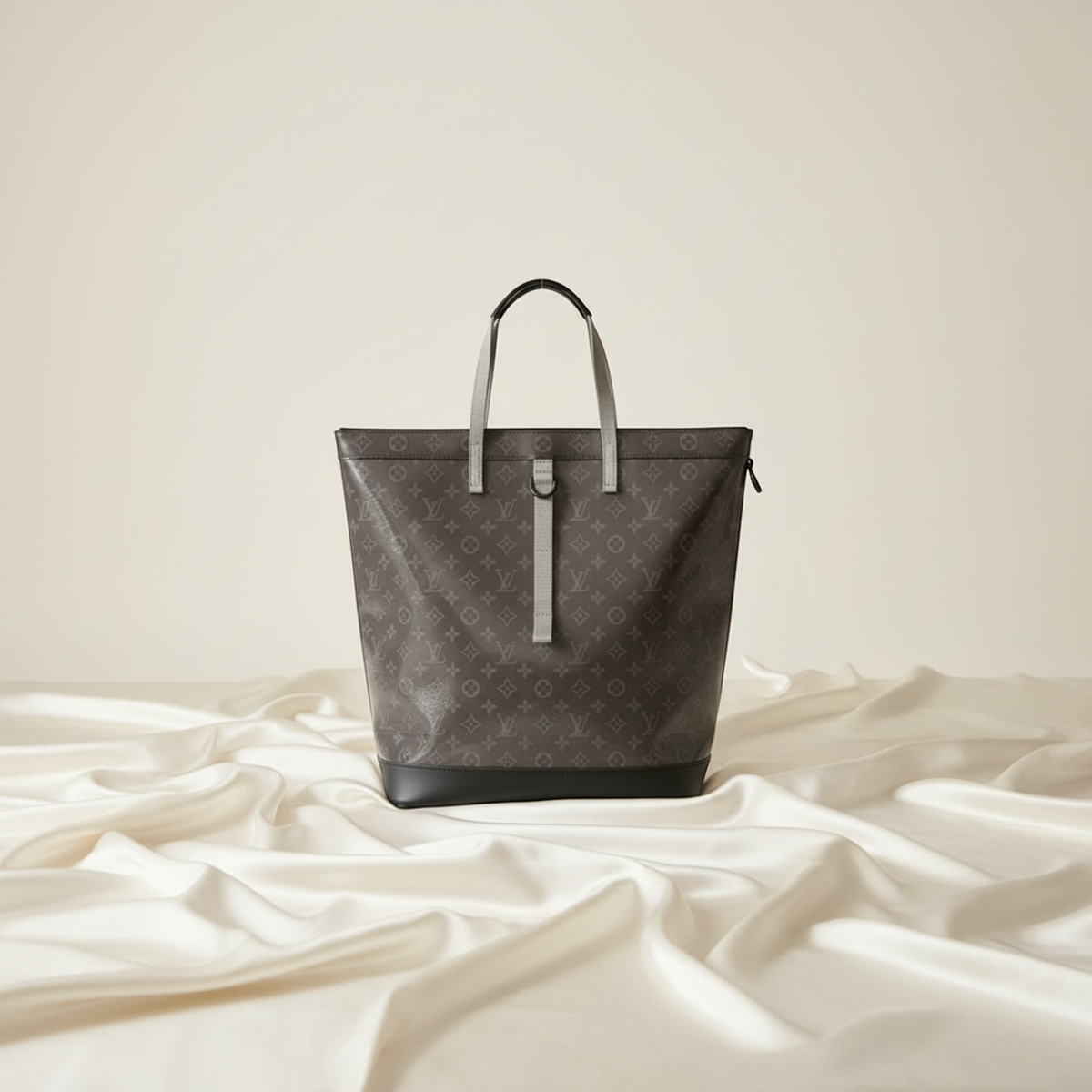 Louis Vuitton Monogram Eclipse Glazed Zipped Tote M43900 Men's Backpack,Tote Bag Black,Grape