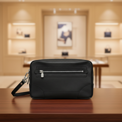 Louis Vuitton Taiga Pavel M31142 Men's Clutch Bag Ardoise