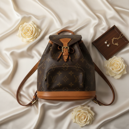 Louis Vuitton Monogram Mini Monsuri M51137 Women's Backpack Monogram