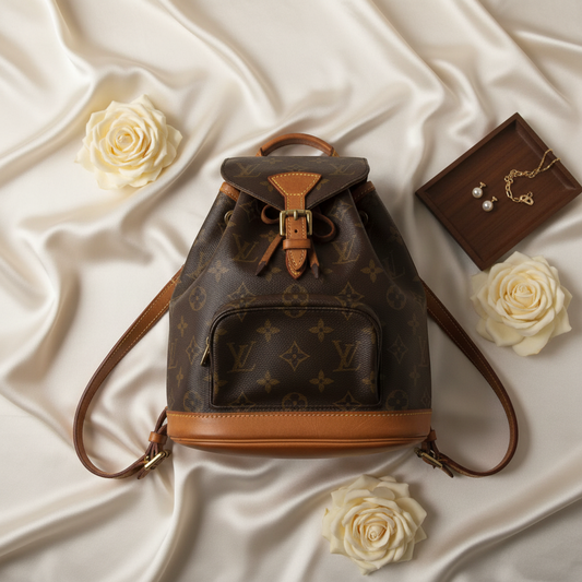 Louis Vuitton Monogram Mini Monsuri M51137 Women's Backpack Monogram