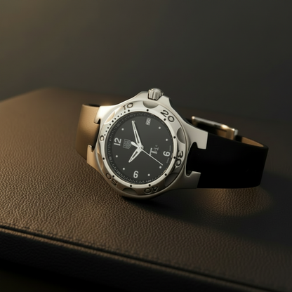 TAG HEUER Kirium Titanium Rubber Quartz Mens Watch WL1180 (外装仕上げ済み)