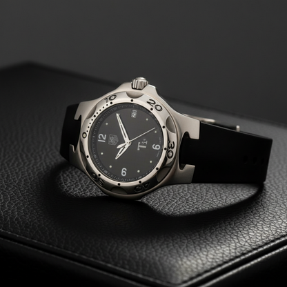 TAG HEUER Kirium Titanium Rubber Quartz Mens Watch WL1180 (外装仕上げ済み)