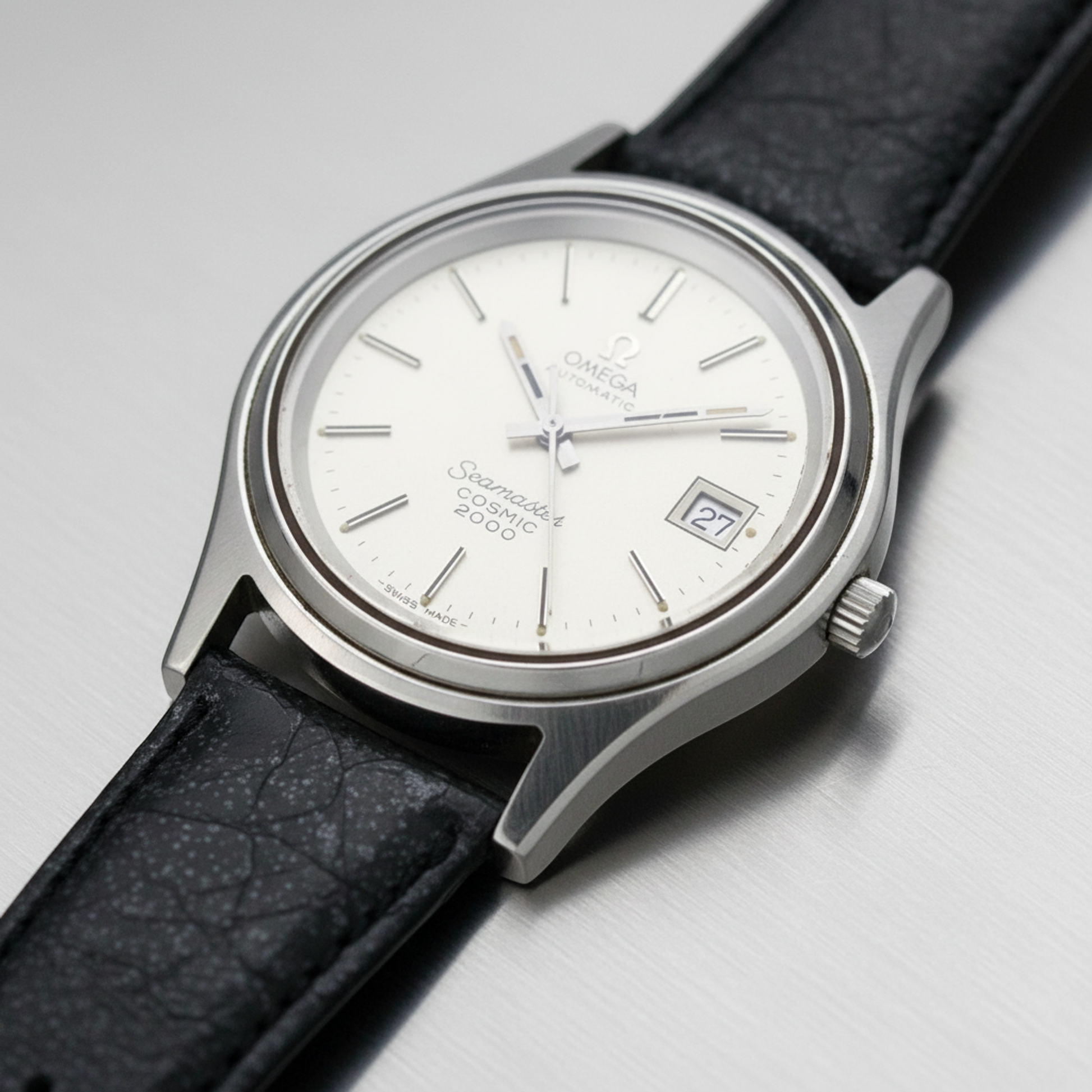 OMEGA Seamaster Cosmic 2000 Cal 1012 Steel Automatic Mens Watch 166.128