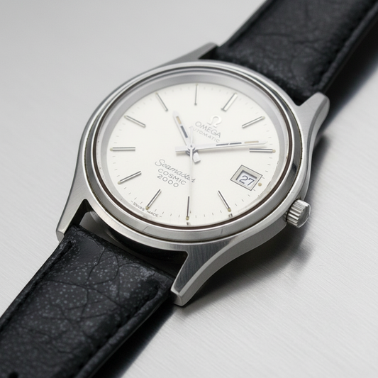 OMEGA Seamaster Cosmic 2000 Cal 1012 Steel Automatic Mens Watch 166.128