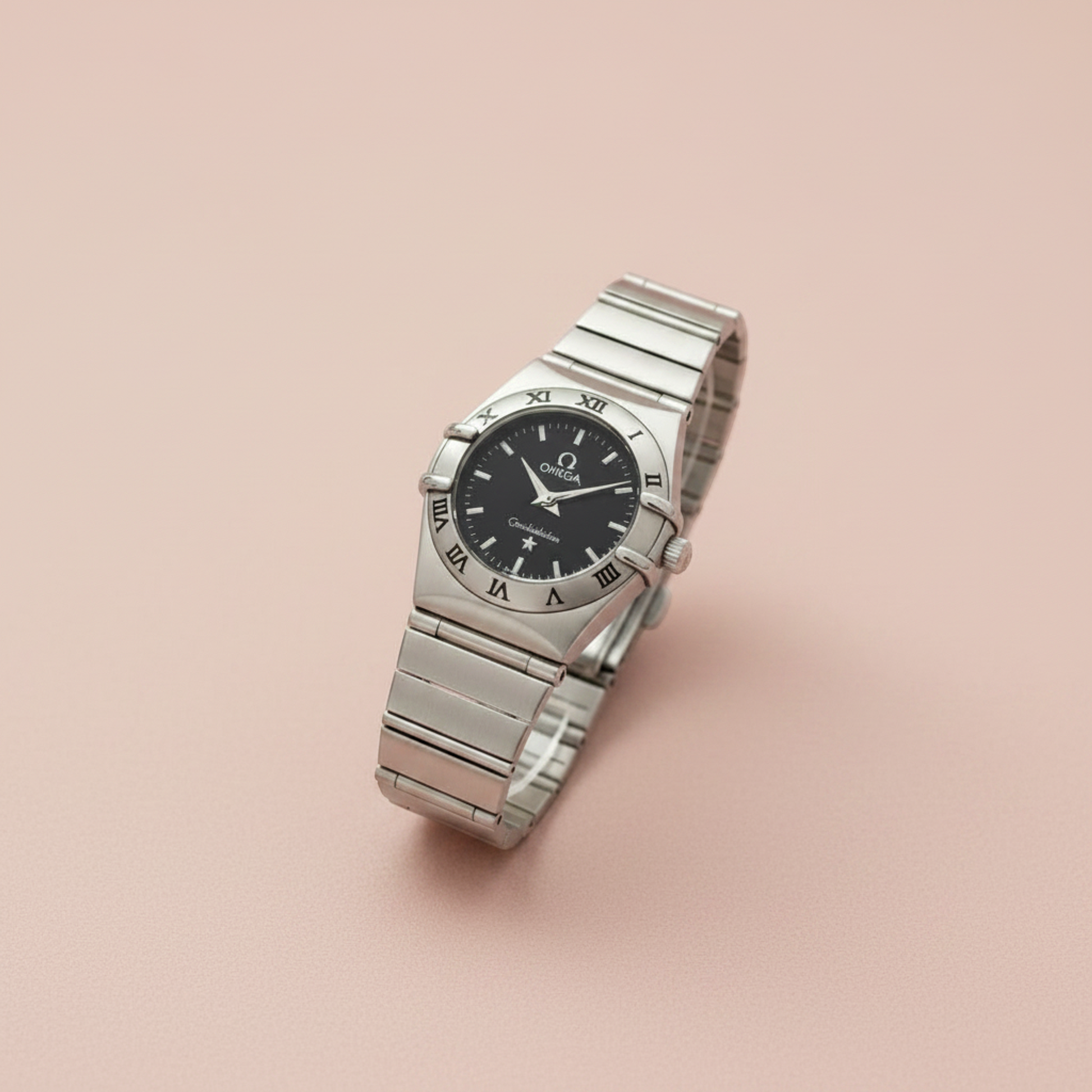 OMEGA Constellation Steel Quartz Ladies Watch 1562.40 Polished