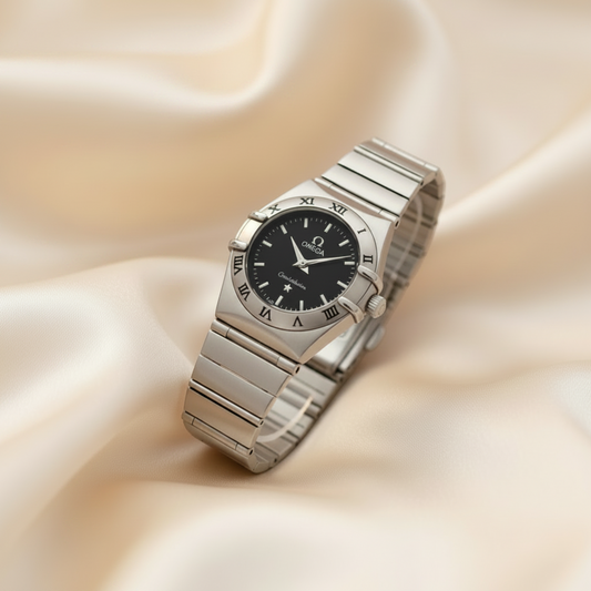 OMEGA Constellation Steel Quartz Ladies Watch 1562.40 Polished