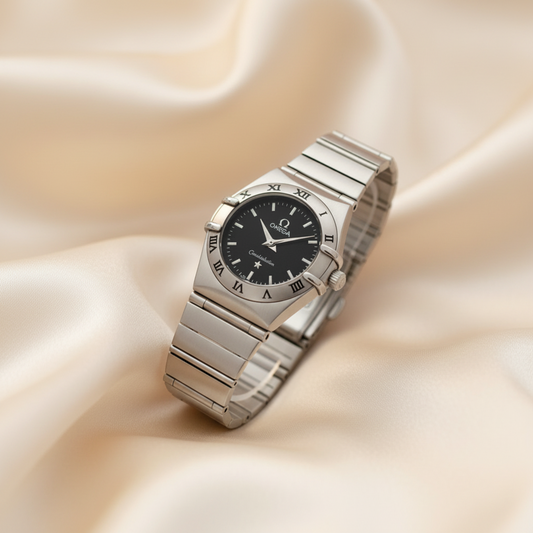 OMEGA Constellation Steel Quartz Ladies Watch 1562.40 Polished