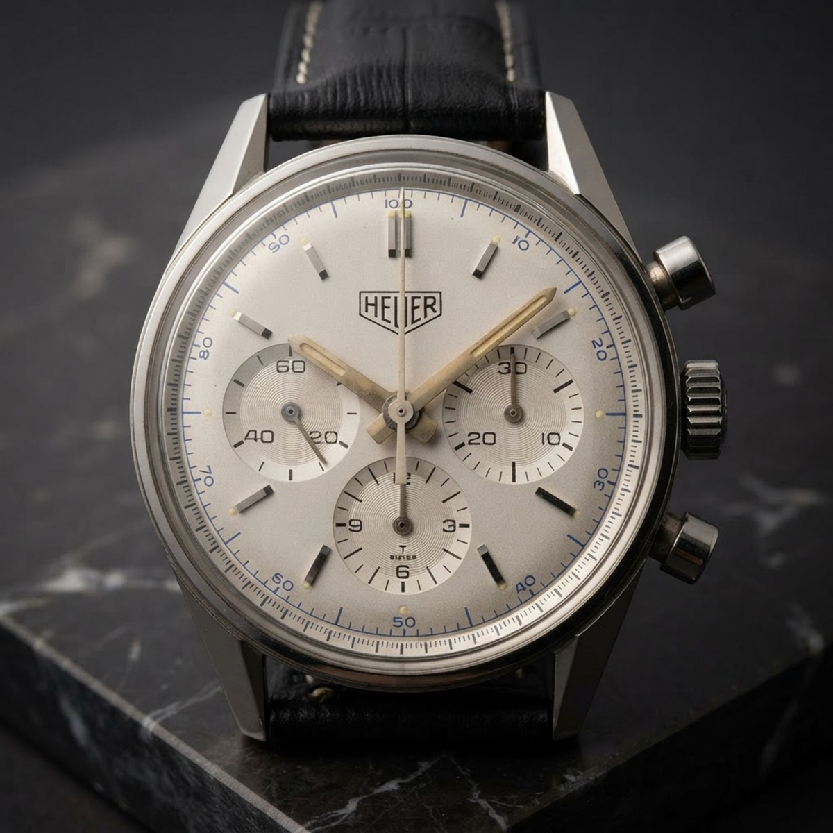 TAG HEUER Carrera Re-Edition Chronograph Manual Watch CS3110 Polished
