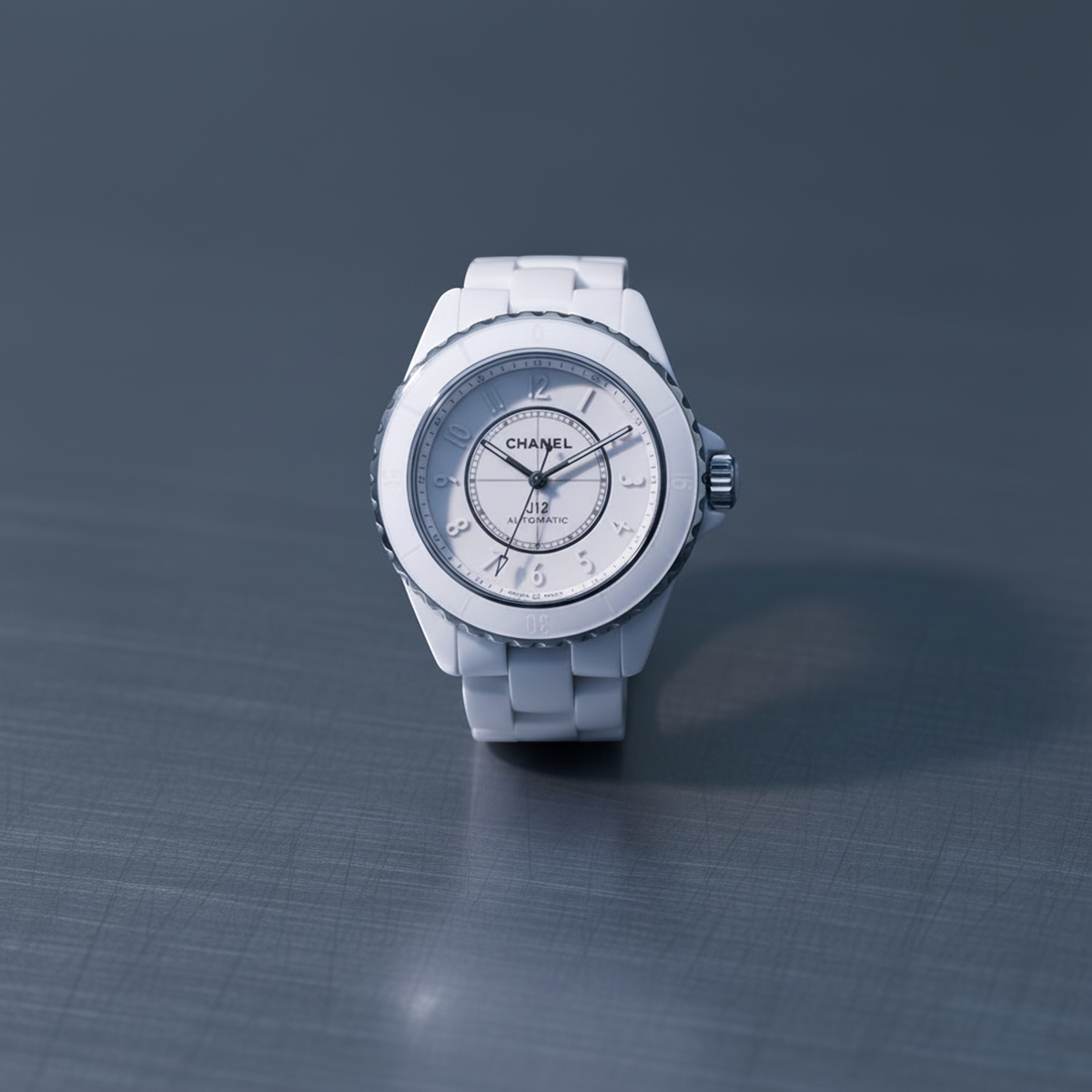 CHANEL J12 Phantom Ceramic Automatic Mens Watch H6186 Polished