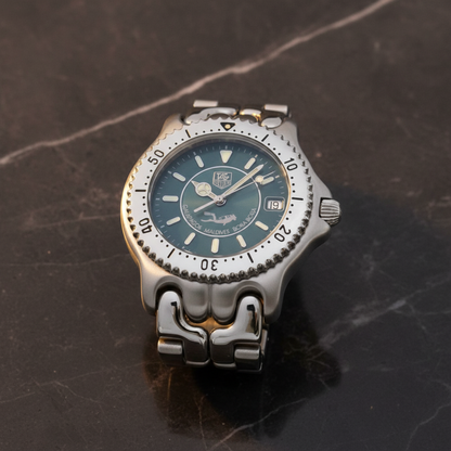 TAG HEUER Sel Galapagos Maldives Bora Bora Mens Watch WG111K Polished