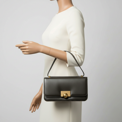 Bottega Veneta BV Classic Women's Leather Shoulder Bag Dark Khaki