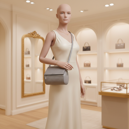 Givenchy Pandora Box Medium Women's Leather Shoulder Bag Gray