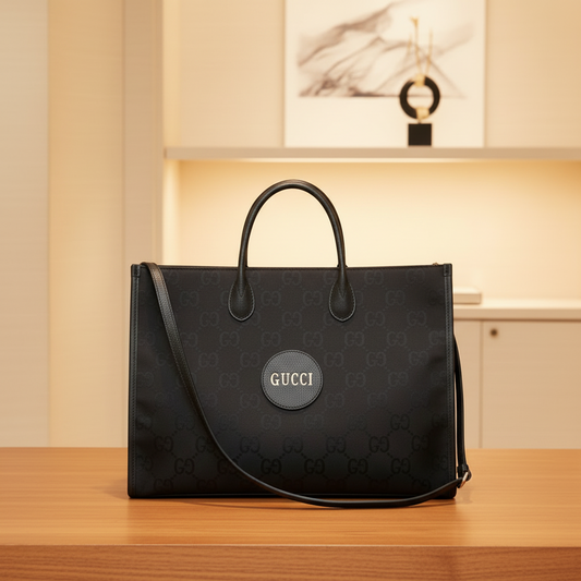Gucci Off The Grid GG 630353 Men,Women Nylon Canvas,Leather Handbag,Shoulder Bag Black
