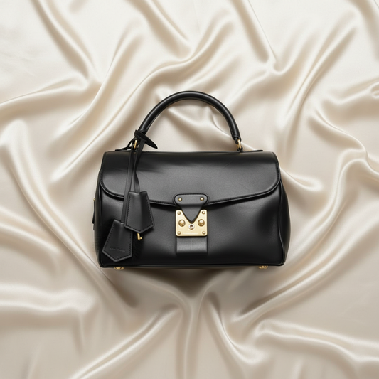 Louis Vuitton Cuir Orfevre Neo Speedy PM Women's Handbag Black