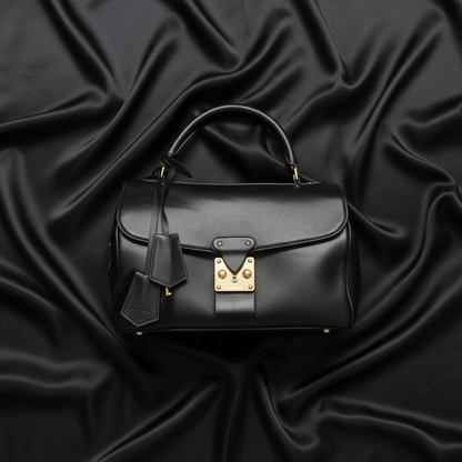 Louis Vuitton Cuir Orfevre Neo Speedy PM Women's Handbag Black