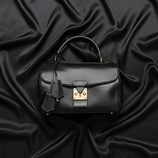 Louis Vuitton Cuir Orfevre Neo Speedy PM Women's Handbag Black