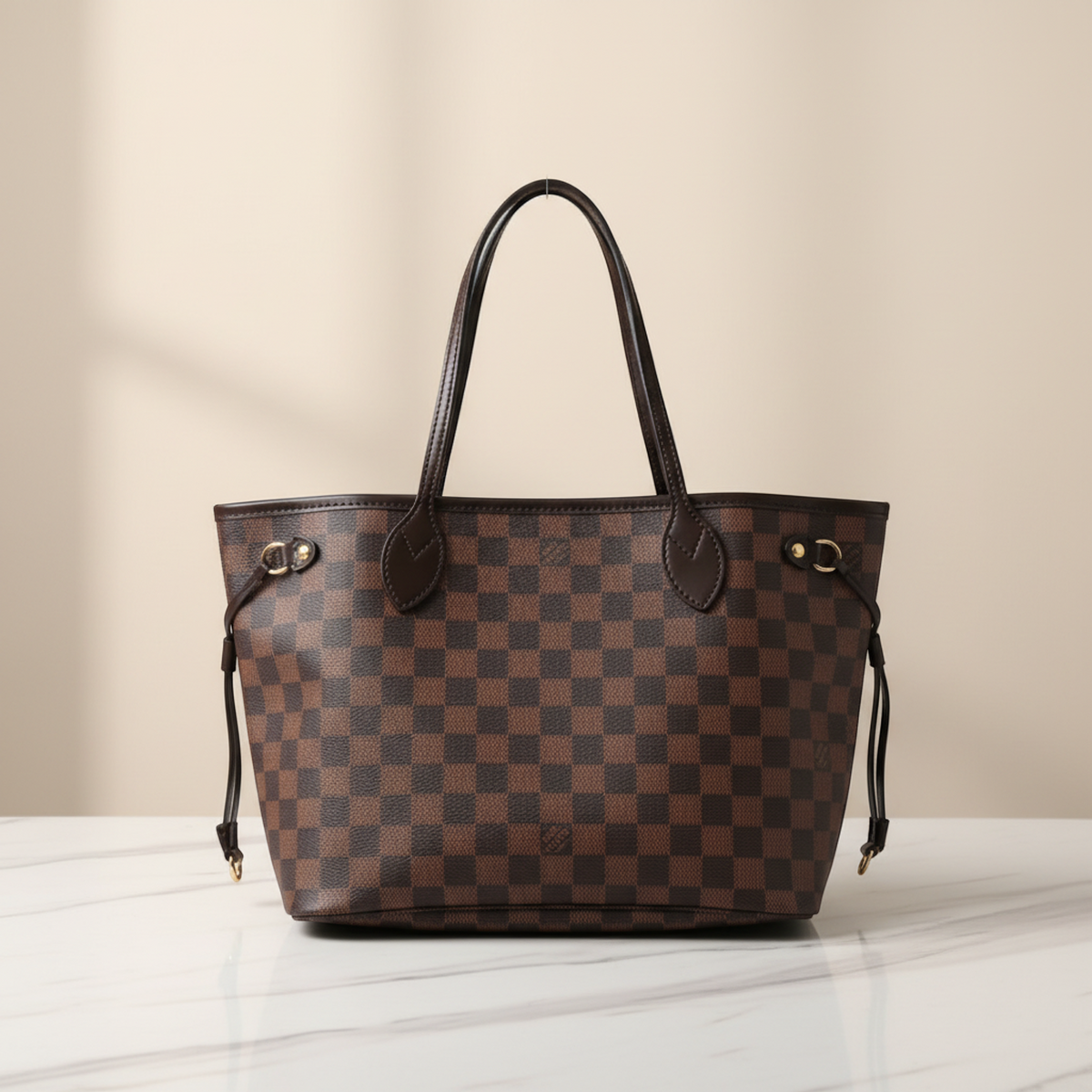 Louis Vuitton Damier Neverfull PM N51109 Women's Tote Bag Ebene