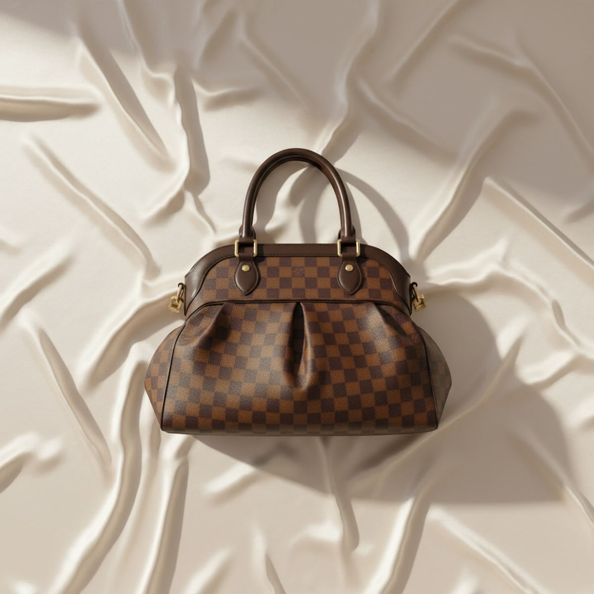 Louis Vuitton Damier Trevi PM N51997 Women's Shoulder Bag Ebene