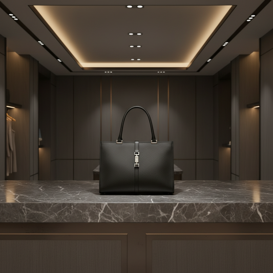 Gucci Jackie 002 1074 Women's Leather Tote Bag Black