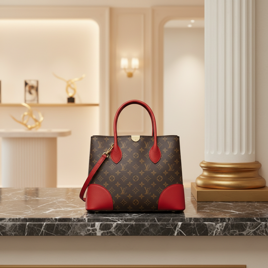 Louis Vuitton Monogram Flandrin M41596 Women's Handbag,Shoulder Bag Monogram,Red Color