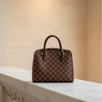 Louis Vuitton Damier Triana N51155 Women's Handbag Ebene