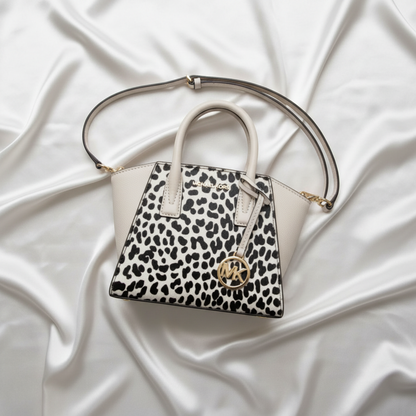 Michael Kors AVRIL 35F4G4VC0H Women's Leather Handbag,Shoulder Bag Off-white