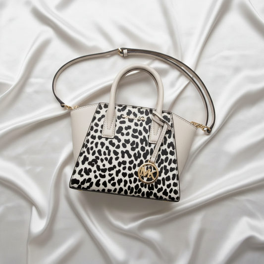 Michael Kors AVRIL 35F4G4VC0H Women's Leather Handbag,Shoulder Bag Off-white