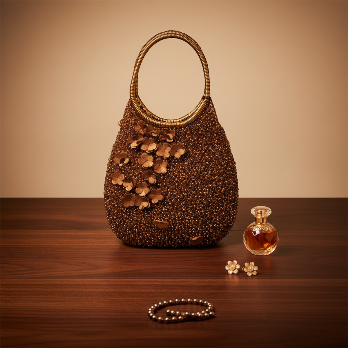 Anteprima Balloon Women's Wire Handbag Bronze,Brown