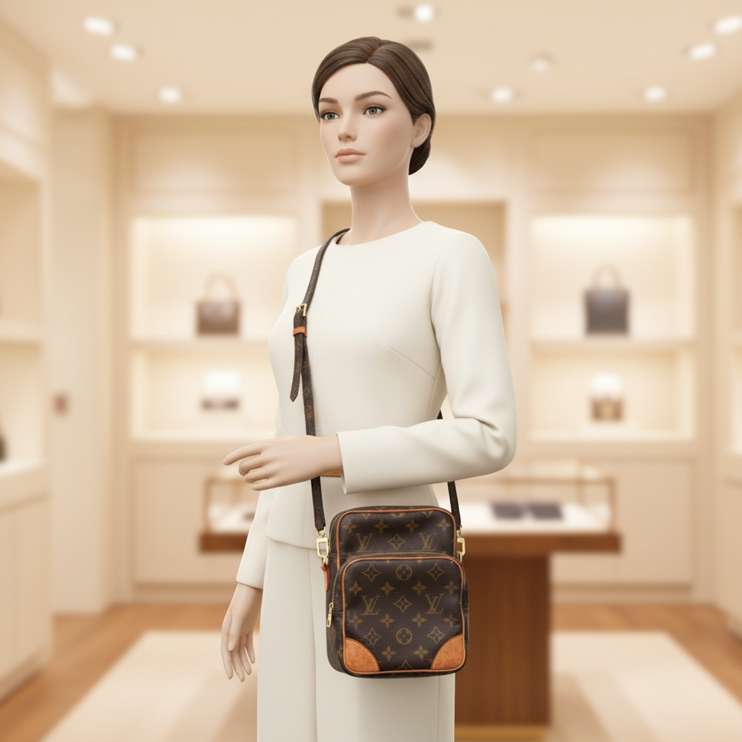 Louis Vuitton Monogram Amazone M45236 Women's Shoulder Bag Monogram